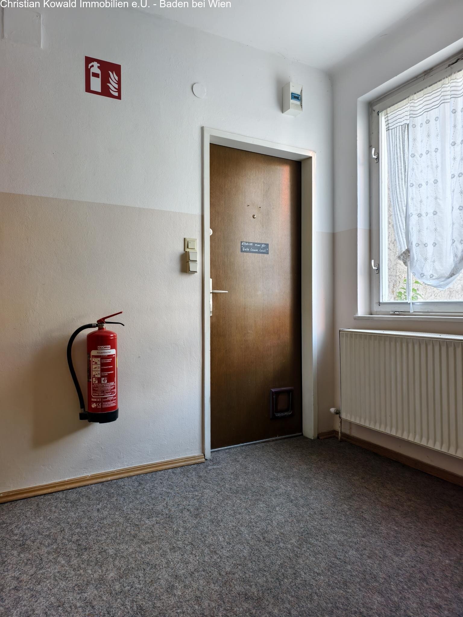 Eingang Wohnung 1 im 1.Stock Eingang Wohnung 1 im 1.Stock