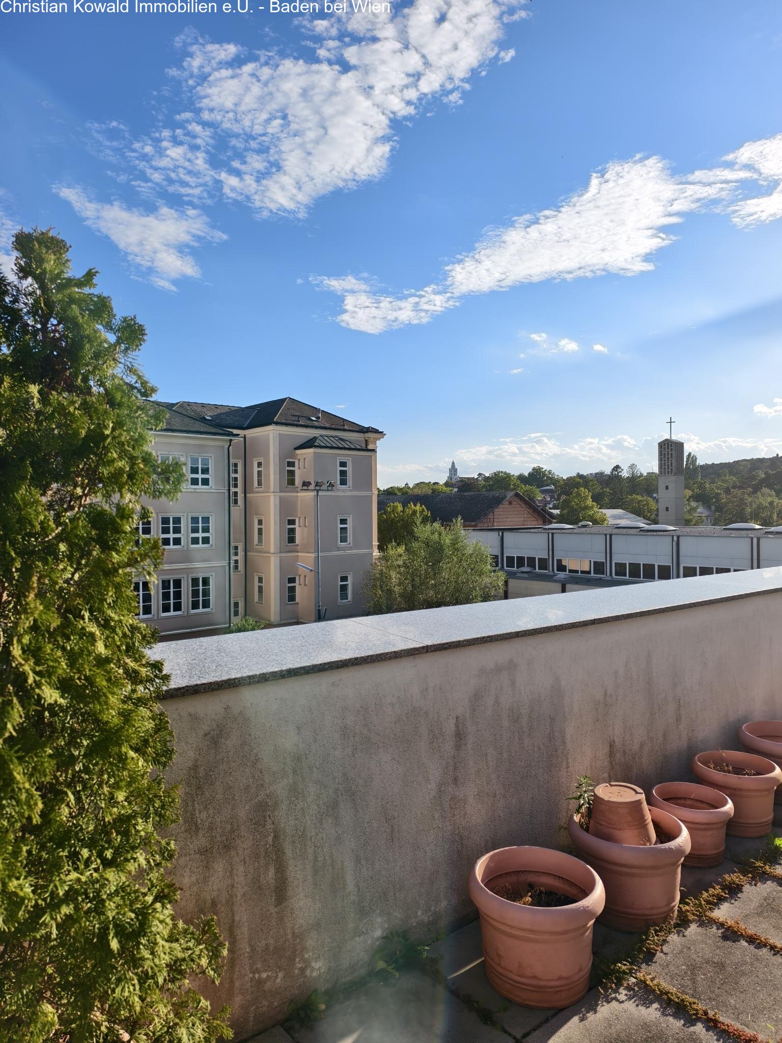 Blick Richtung Bad Vöslau